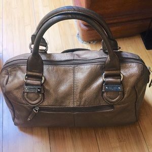 Tignanello brass pebbled leather satchel FINAL PRICE